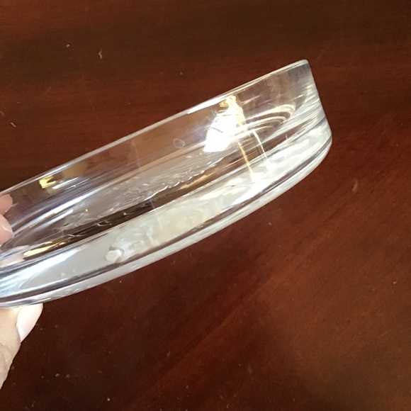 Hoya Japanese Etched Frosted Crystal Hawaiian Lady Wine Bottle Coaster - Picture 2 of 3